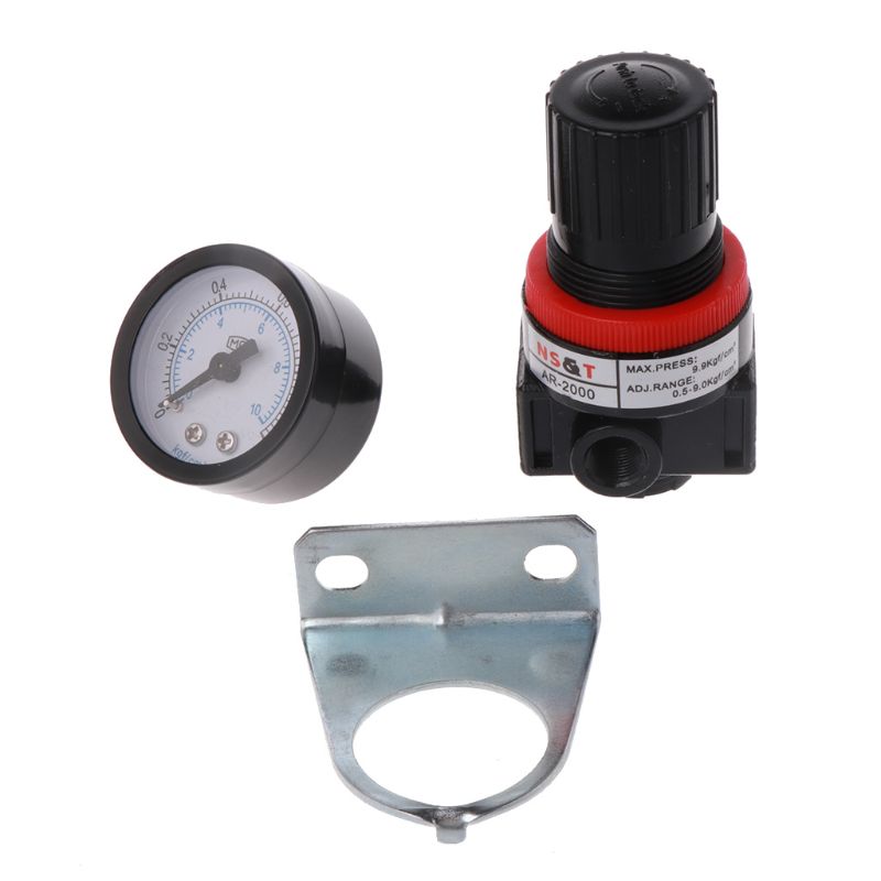 AR2000 Air Control Pressure Gauge Compressor Relief Regulator Regulating Valve