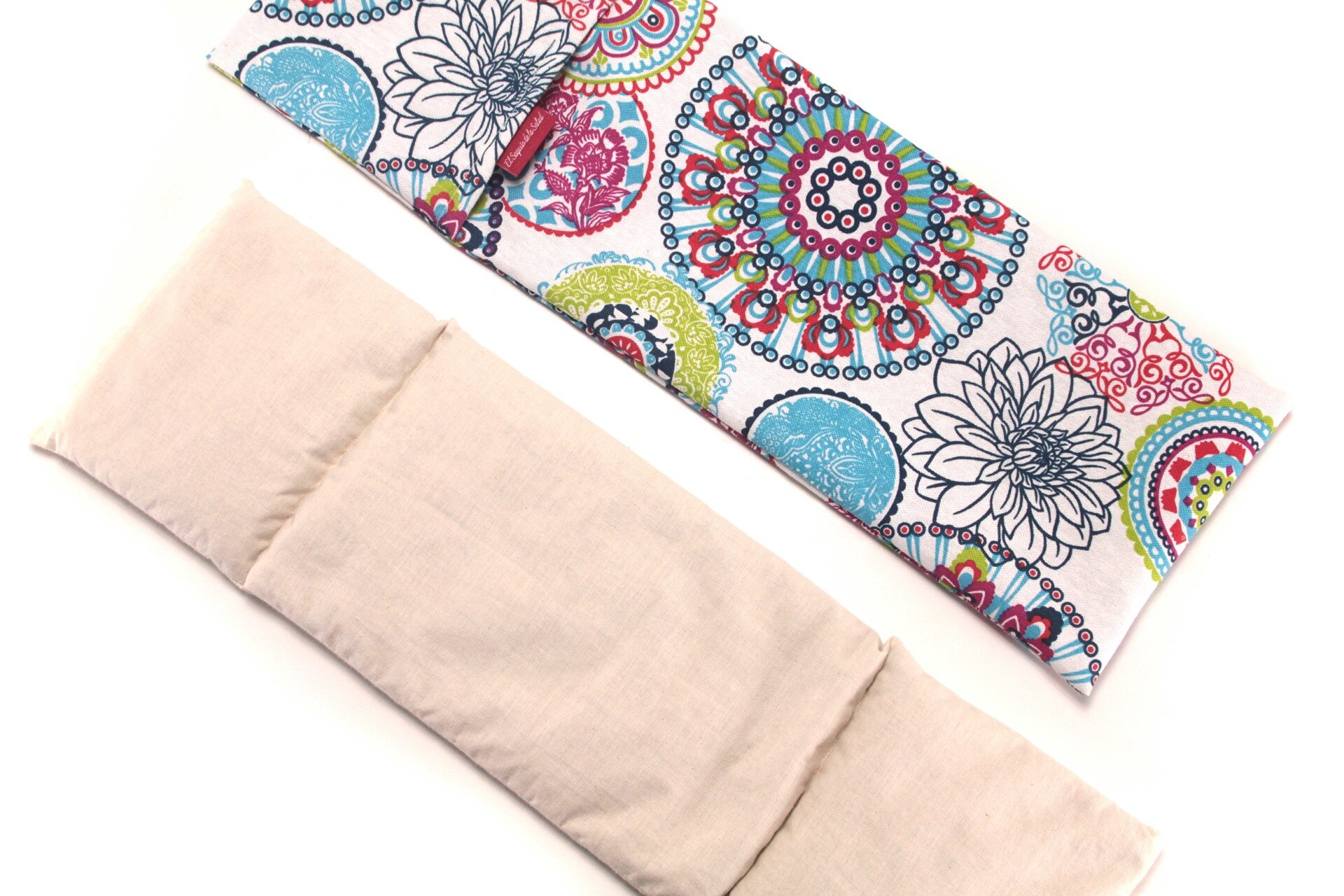 El Saquito de la Salud Saco Térmico de Semillas para Microondas Lavanda Ayuda a aliviar dolores y desprende calor Made in Spain: Flores Multicolor
