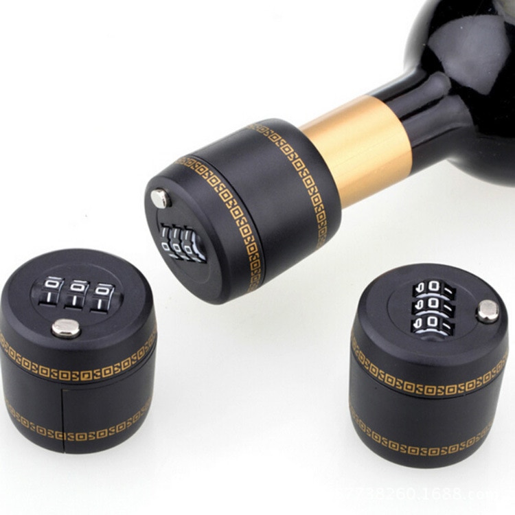 Rode Wijn Fles Sluizen Combinatie Lock Wijn Stop Vacuüm Plug Apparaat Behoud Voor Meubels Hardware