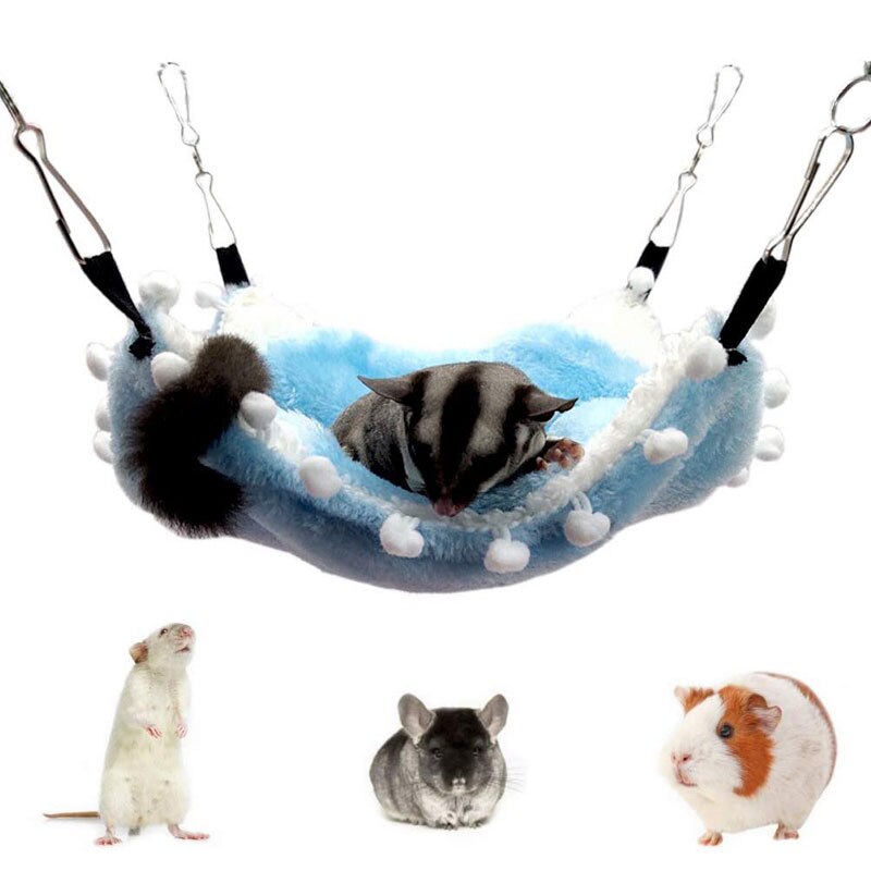 Kleine Huisdier Kooi Winter Warm Houden Mini Dier Hangmat Opknoping Swing Voor Hamster Nest Bed Huis Knaagdieren/Cavia/Rat/Egel