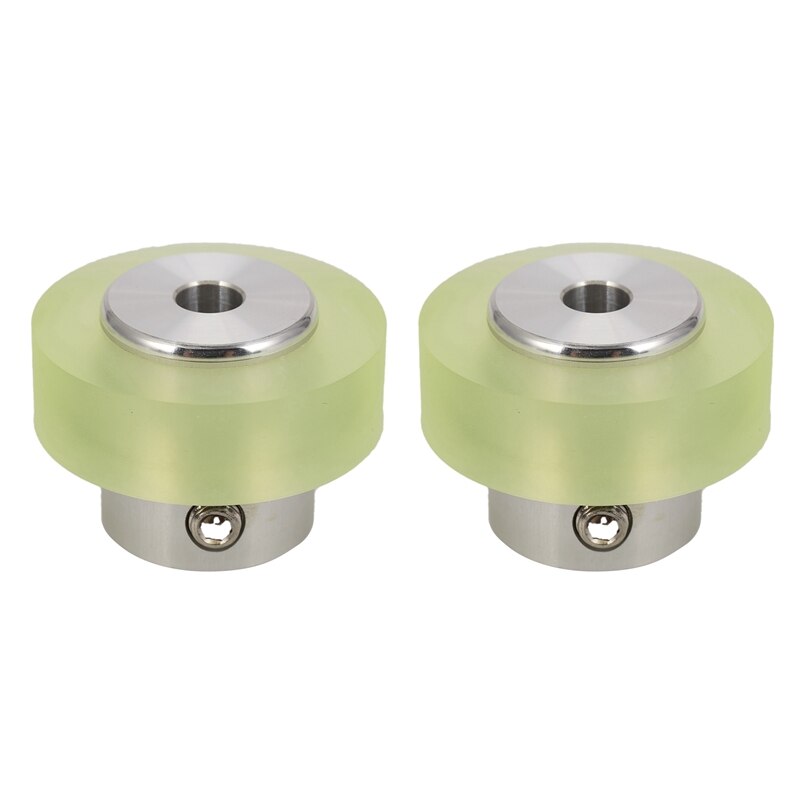 Roue de mesure pour codeur rotatif, 2 pièces, 100Mm, en aluminium et polyuréthane,: Default Title