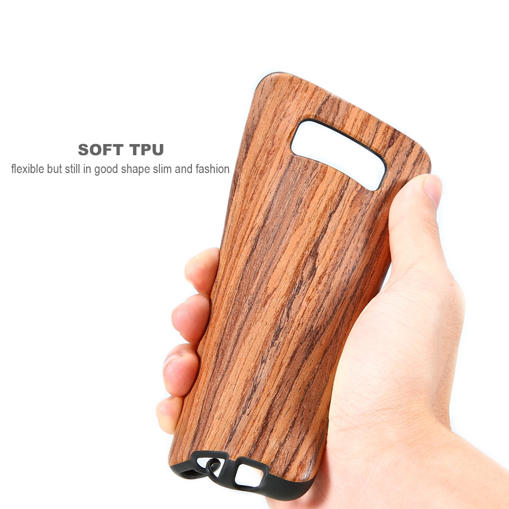 Funda KISSCASE textura de madera Natural para Samsung Galaxy S10 Plus S10E S8 fundas blandas de grano de madera para Samsung S8 Plus