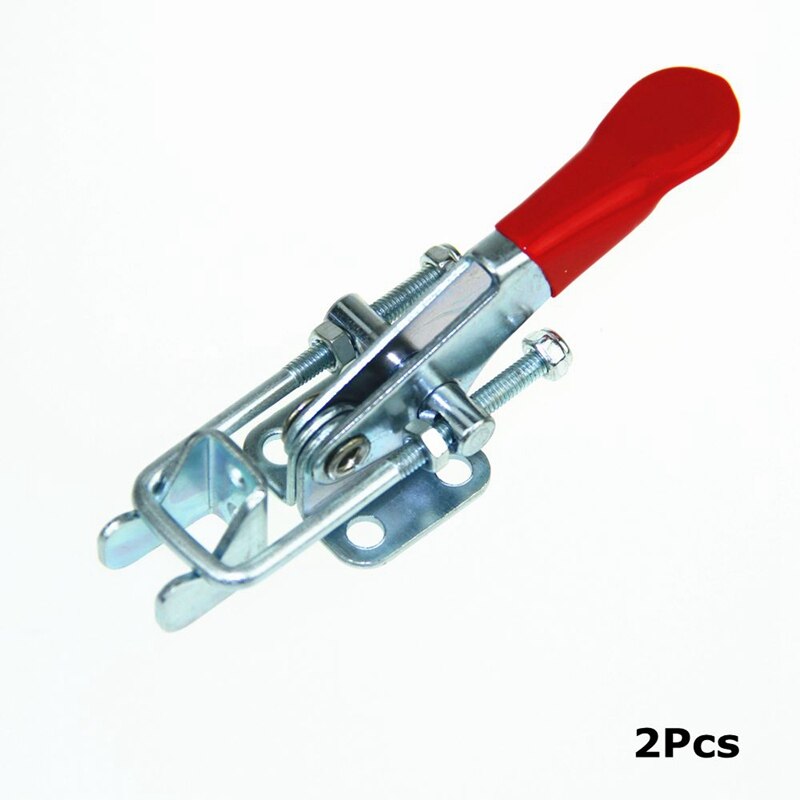 2Pcs Metal Latch Locking Catch Toggle Clamp Handle Adjustable Buckle Clip For Box Chest Drawer Toolbox ZXY1018