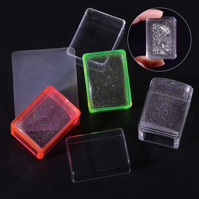 Siliconen Stamper Grote Stemple Doen Paznokci Voor Decoratie Mode Stempel Voor Nagels Diy Stamping Nail Art