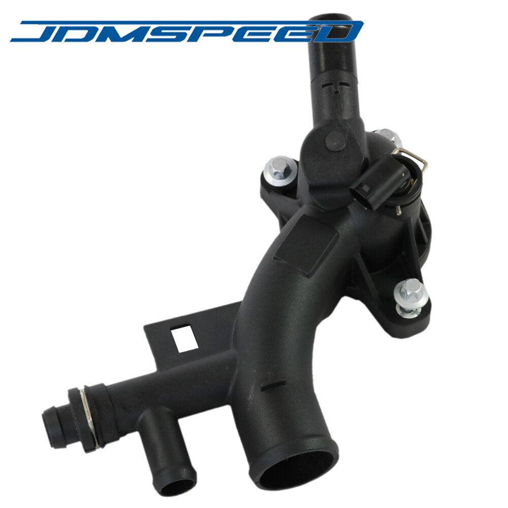 -JDMSPEED Water Outlet Thermostat Housing 25193922 Fit For Chevrolet Cruze Sonic 1.4