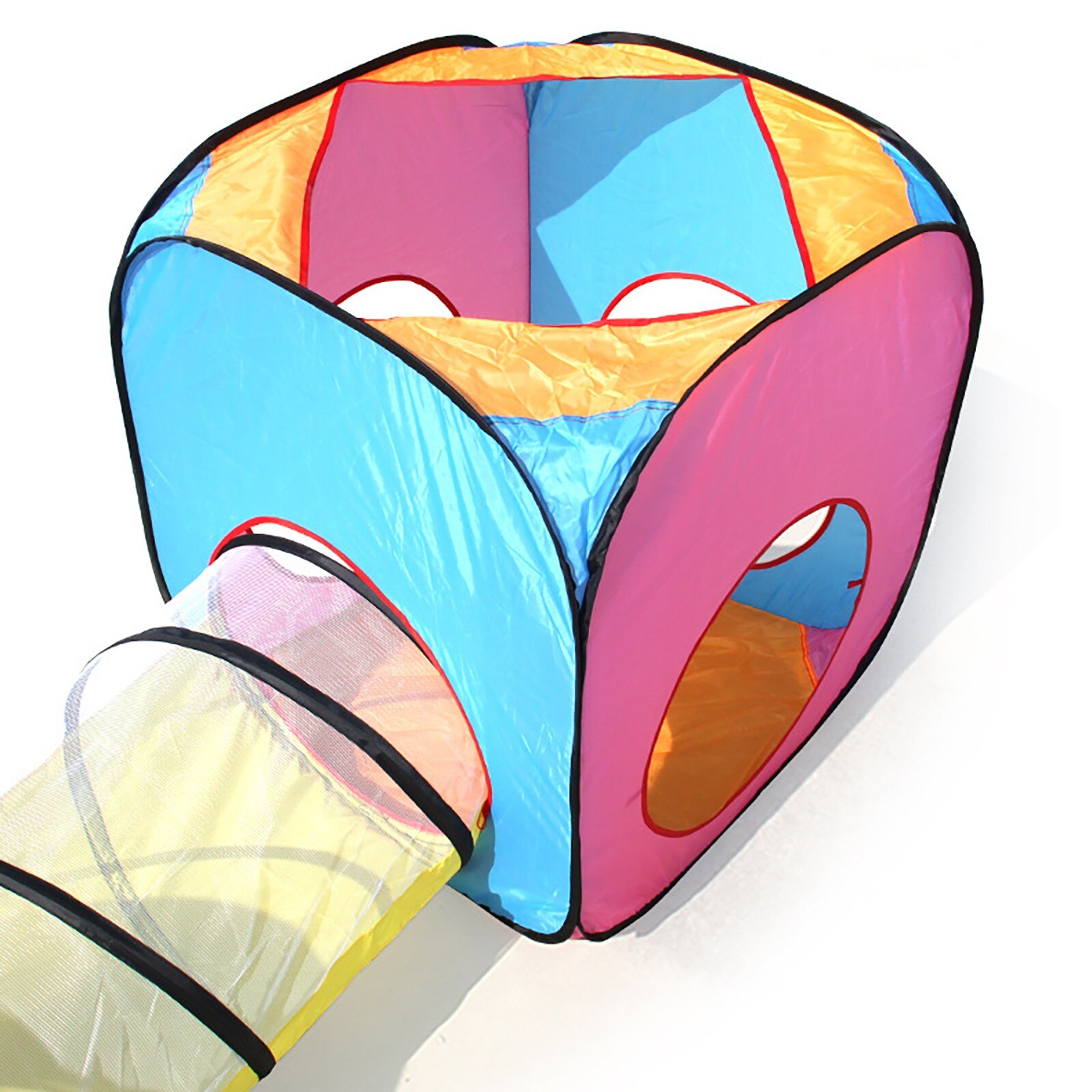 Kinder indoor und outdoor klettern ball pool drei stück rohr zelt Kind Tipi Zelt Große Baby Laufstall Kinder geburtstag