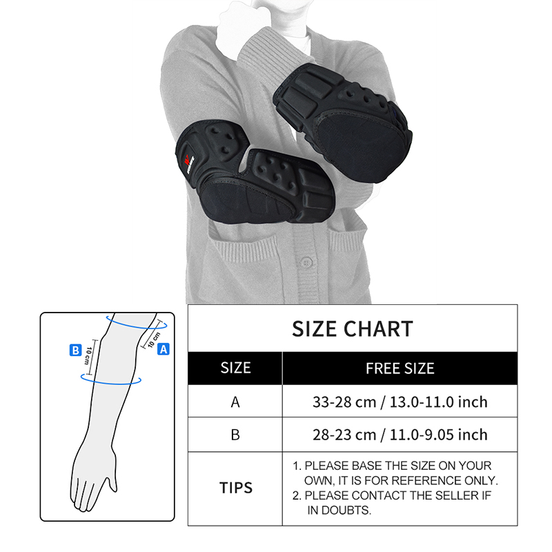 WOSAWE Motorcycle Body Armor Motorcycle Jacket Motocross Moto Vest hip pad Protector Off-Road Dirt Bike Shorts Protective: Only Elbow Pads / XL