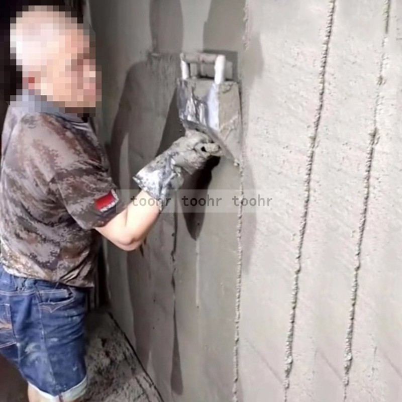 Plasterer Tool Stainless Steel Wall Plastering Tools Concrete Trowel Scraping Dust Trowel Powder Wall Tools Bricklayer Tool