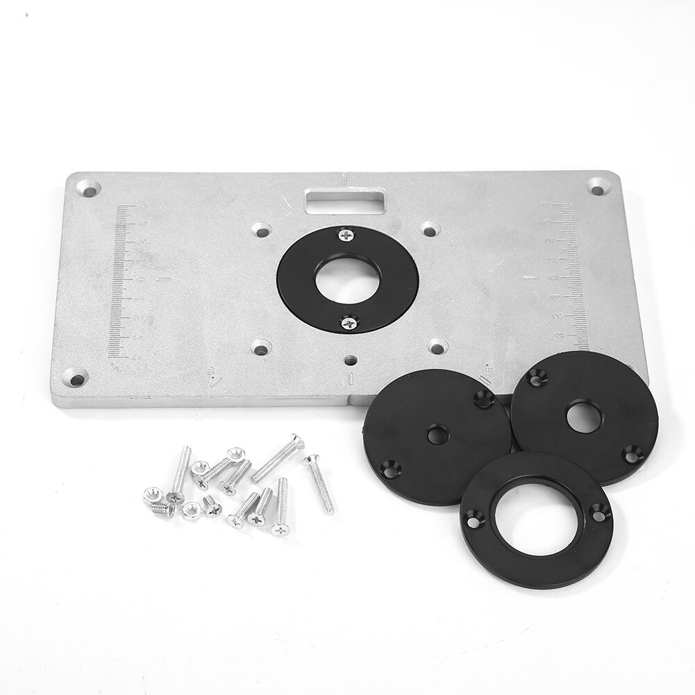 Woodworking Benches Trimmer Insert Plate Machine Easily Carrying Milling Aluminium Router Table Lightweight Gadgets