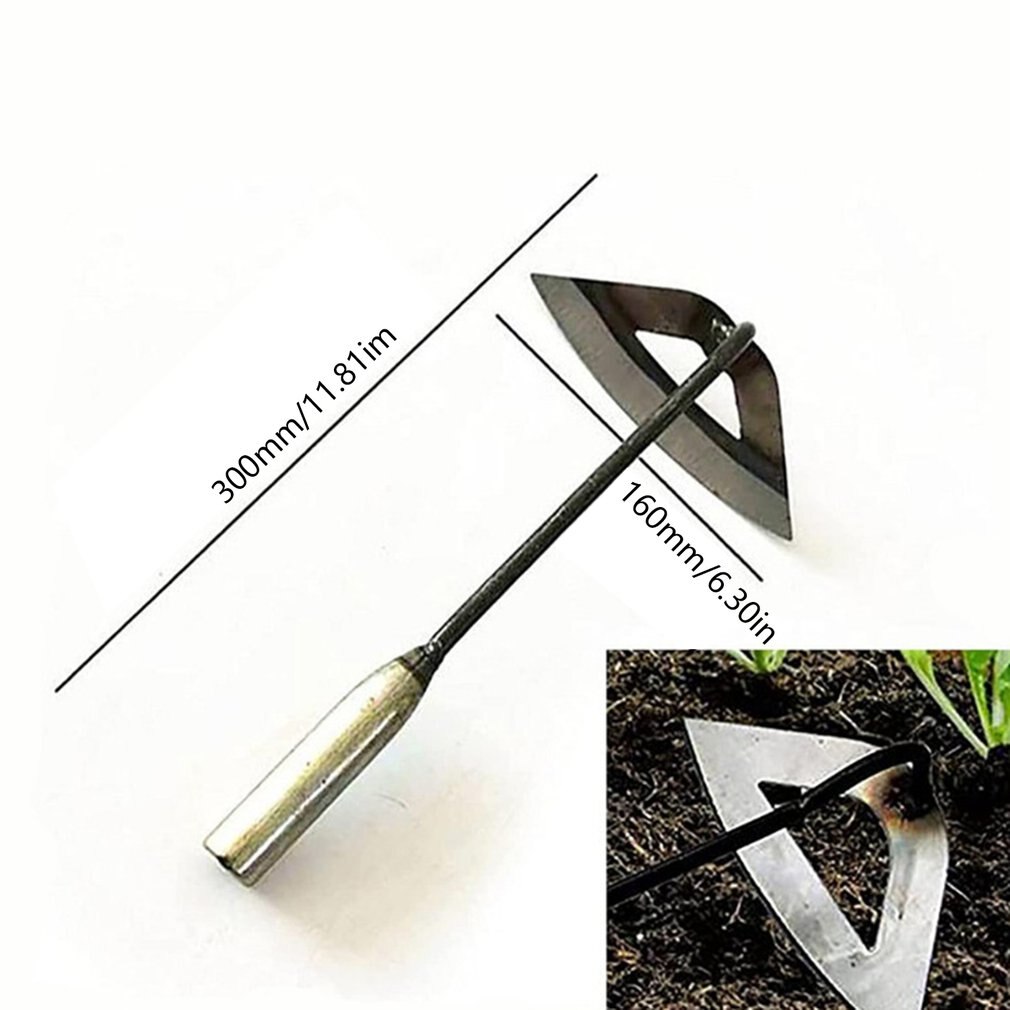 Zappa cava indurita per diserbo attrezzi da diserbo da giardino a manico lungo attrezzo da giardino per zappa facile da diserbo e allentamento del suolo