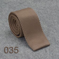 Huishi Slanke Mode Gebreide Banden Voor Mannen 5.5 Cm Solid Blauw Rood Gebreide Tiegreen Gebreide Tie Brown Gebreide Ties