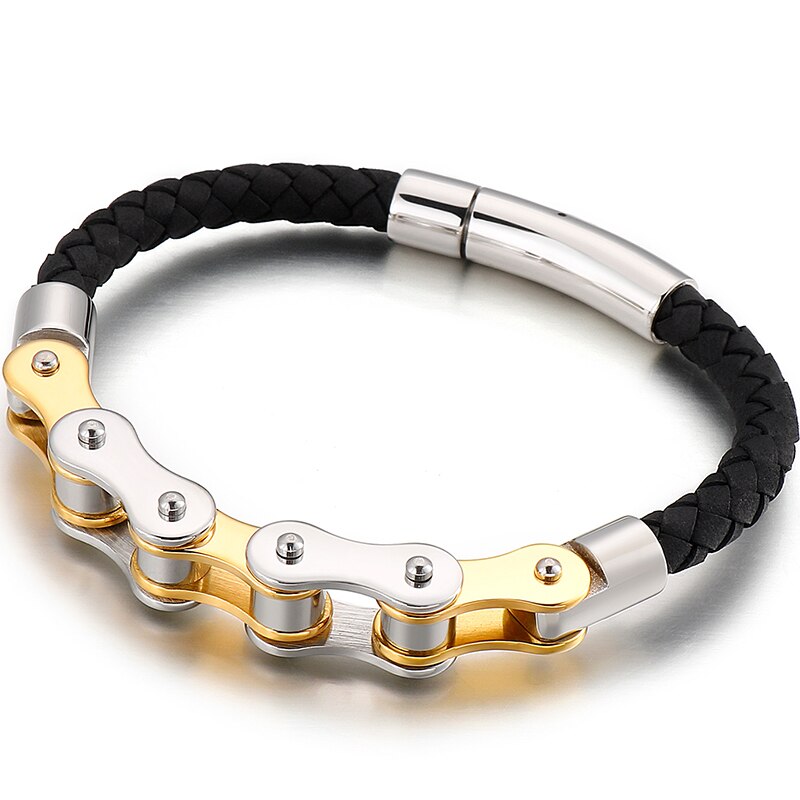 Ketting en armband grove gourmetschakels - voor mannen - Fred Bennett