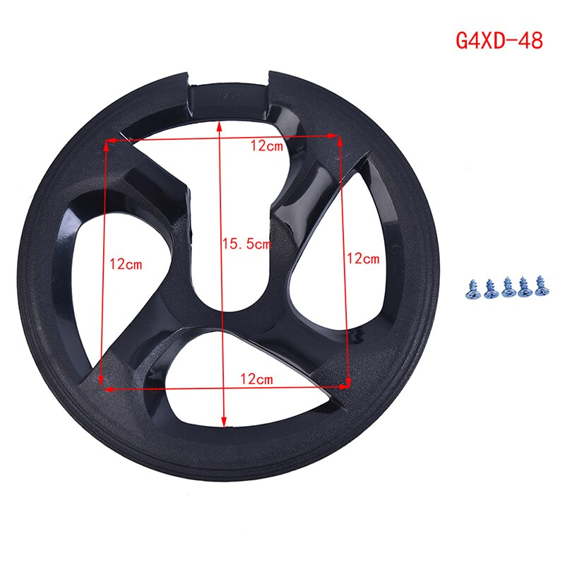 Vtt route vélo pignon Protection pédalier manivelle garde protecteur vélo chaîne roue anneau housse de Protection cyclisme accessoires: D