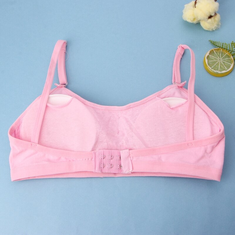 Ropa interior de algodón suave y sólido para chicas jóvenes, ropa interior transpirable para chico y adolescentes