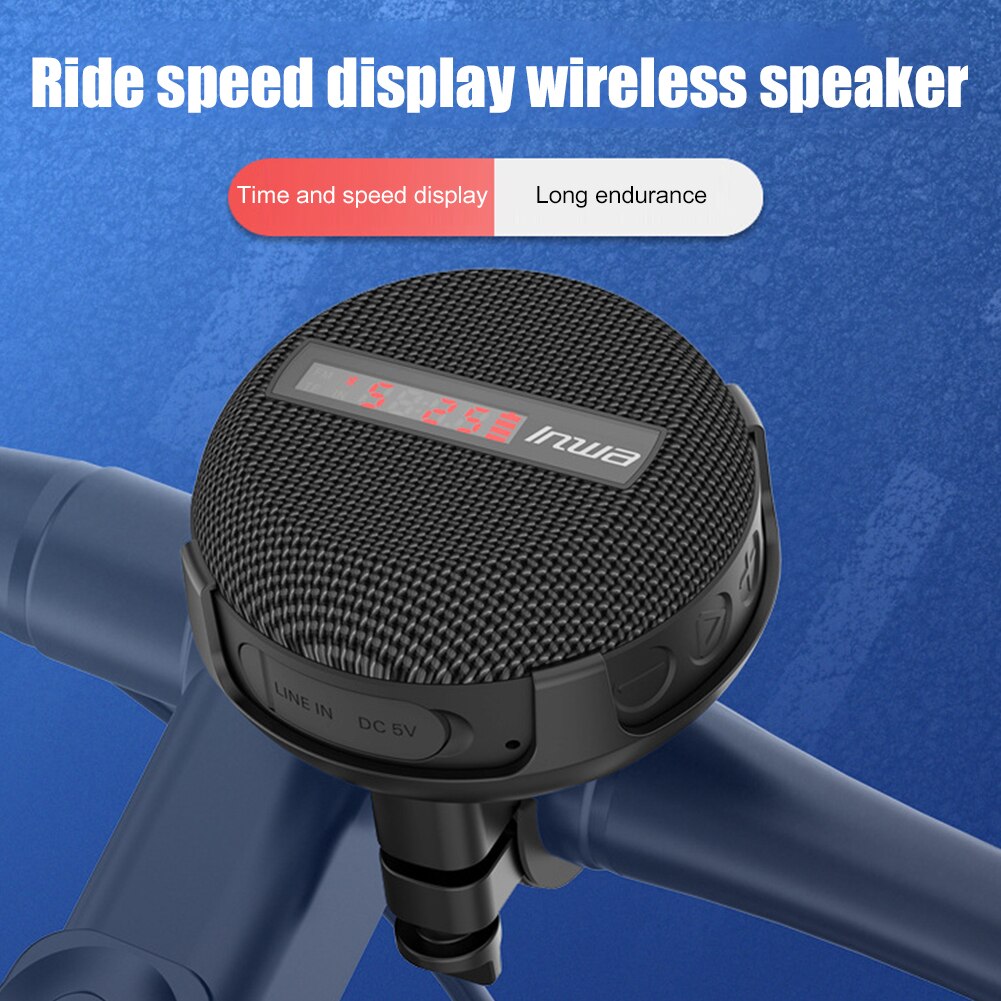 Outdoor Draadloze Bluetooth Stereo Portable Speaker Ingebouwde Microfoon Schokbestendigheid IPX6 Waterdichte Luidspreker Fietsen Accessoires