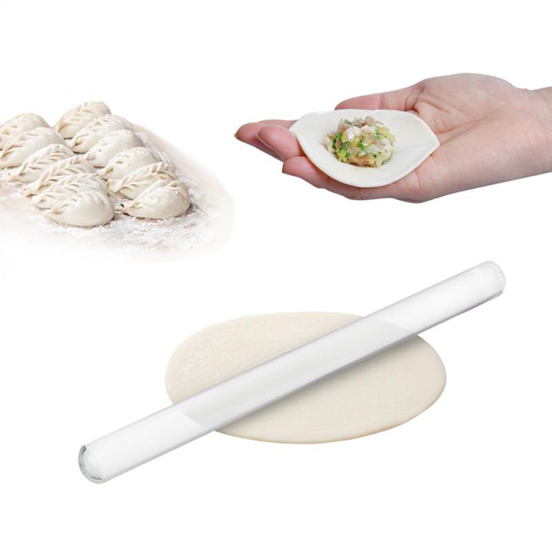 Lot de 2 rouleaux d'argile acrylique avec 8 anneaux en caoutchouc, rouleau en acrylique transparent massif pour modelage et sculpture, outils pour argile polymère et DIY
