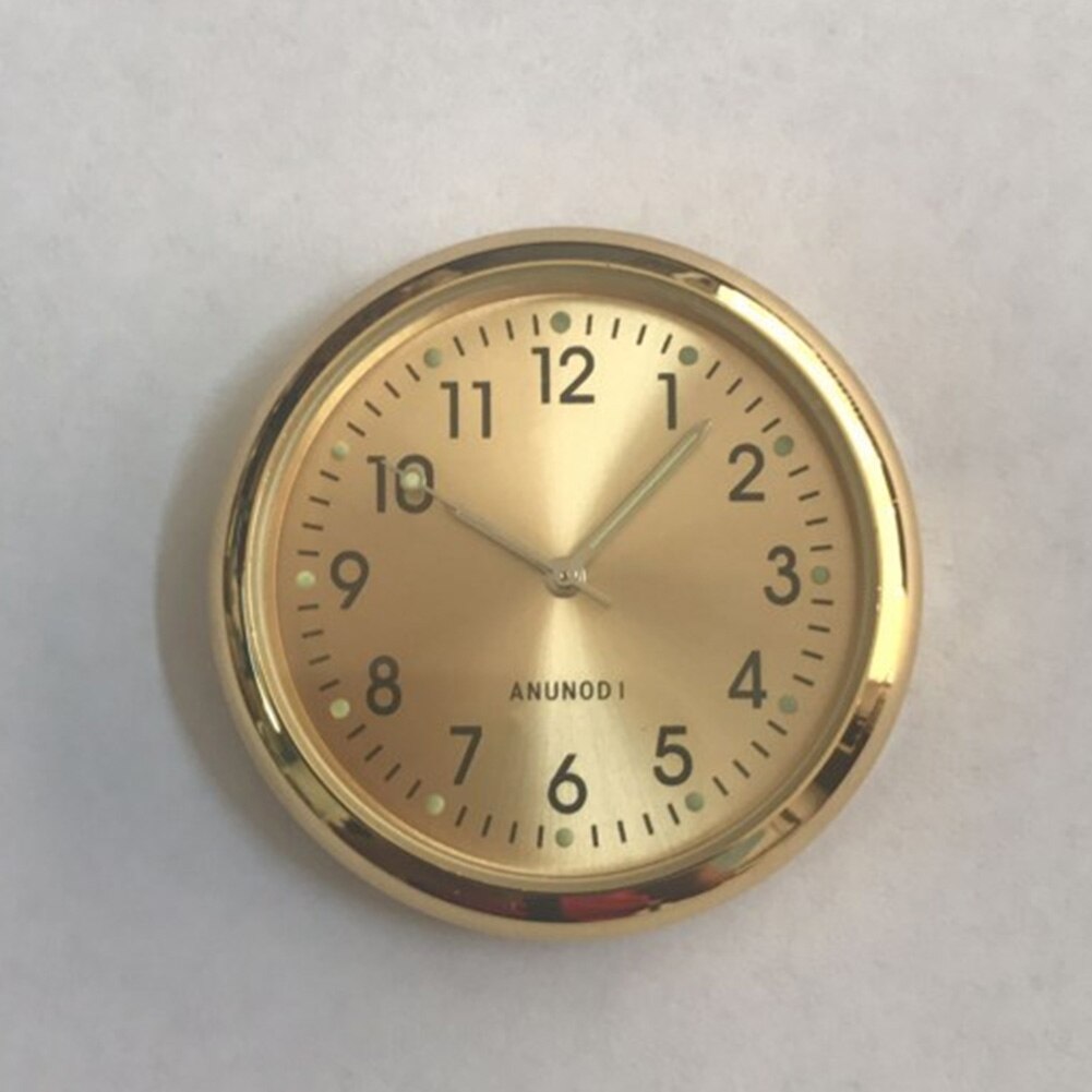 Car Clock Luminous Mini Automobiles Internal Stick-On Digital Watch Mechanics Quartz Clocks Automotive Styling Accessories