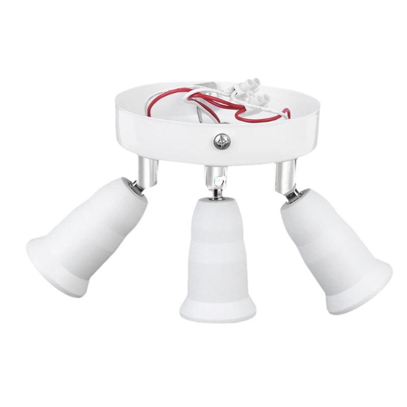 Draaibare 3/5/9 Heads Edison Schroef E26 E27 Gloeilamp Socket Splitter Verstelbare Lamp Houder Adapter Converter Lamp Base Houder