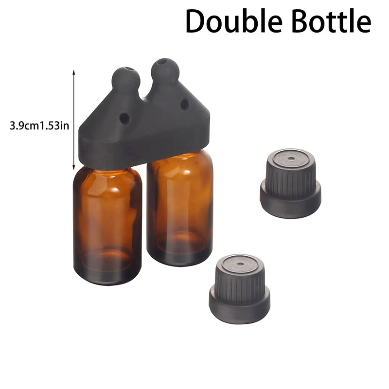 Auslaufsicherer Aroma-Inhalator für ätherische Öle, Mini-Inhalator für ätherische Öle und Parfüm-Inhalator, Flasche, Inhalator für ätherische Öle: hellgrün