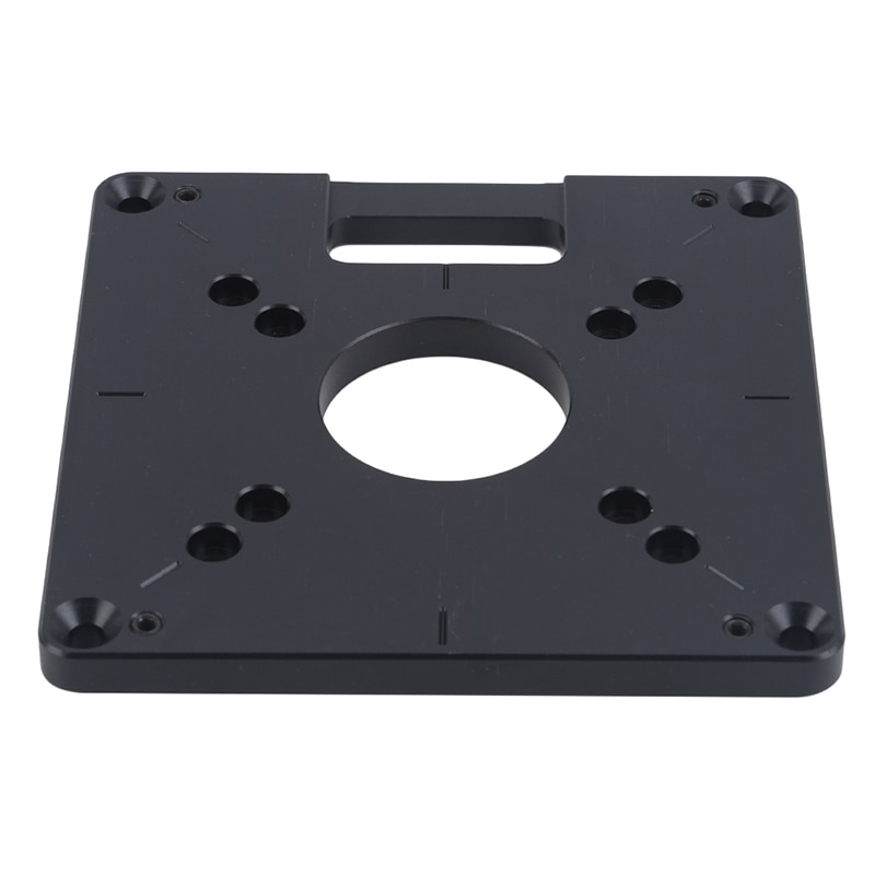 Universal Aluminum Router Table Insert Plate Trimming Machine Flip Board For Woodworking Benches Router Table Plate