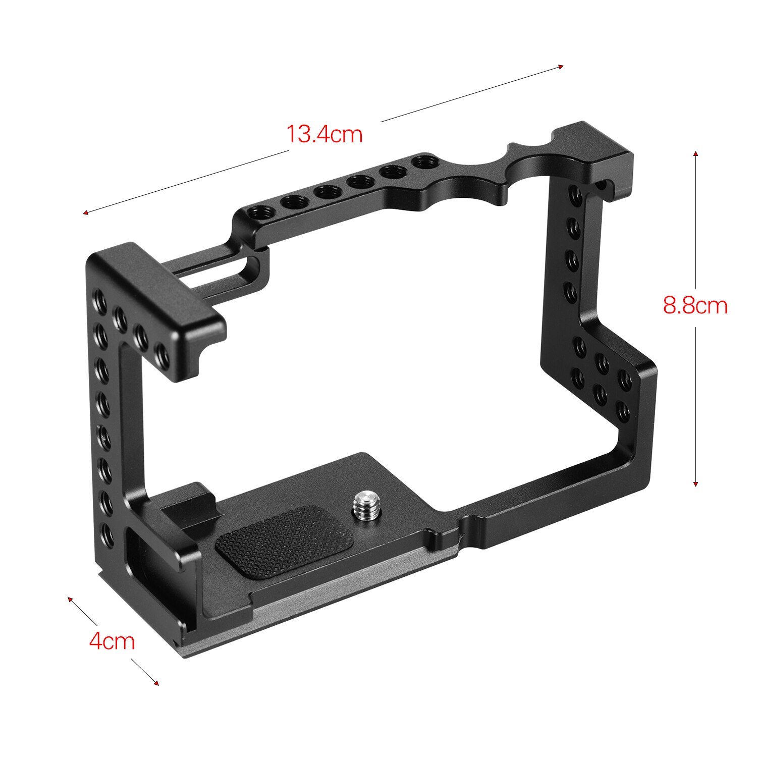 Andoer Aluminium Camera Kooi Beschermende Vlog Kooi Geïntegreerde Met Koud Schoen Voor Canon M6 Mark Ii Ildc Camera