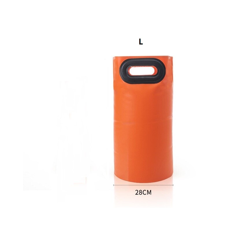 Pvc Voet Emmer Draagbare Vouwen Voet Emmer Outdoor Traving Diepe Voeten Bad Emmers Voor Volwassen Multifunctioneel Home Voeten Emmers: orange L