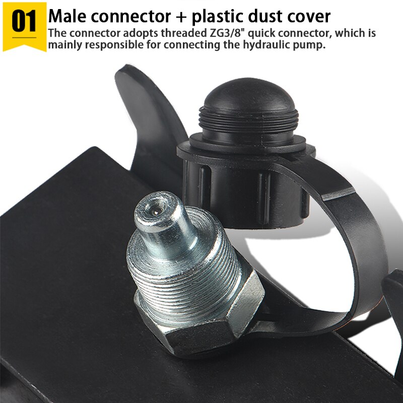 One-to-two Oil Circuit Distributor Electric High Pressure Hydraulic Solenoid Valve Tool Valve Distributor Two-way Equipment CH