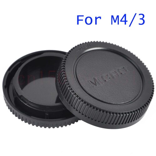 2set camera Body cap + Rear Lens Cap for Micro M4/3 m43 lympus Panasnic GF1/GF2/GF3