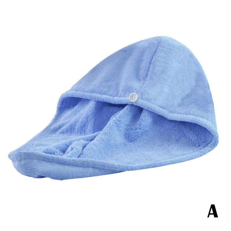 Microfiber Dry Hair Cap Super Absorbent Quick-dry Hair Hat Hat Bathroom Towel Bath Women Cap Accessories M9M8: A
