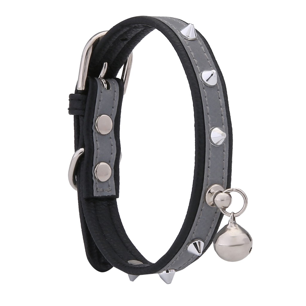 Dog Pet Cat Dog Collars Cat Dog Collars Adjustable Rivets Retro Collar Support