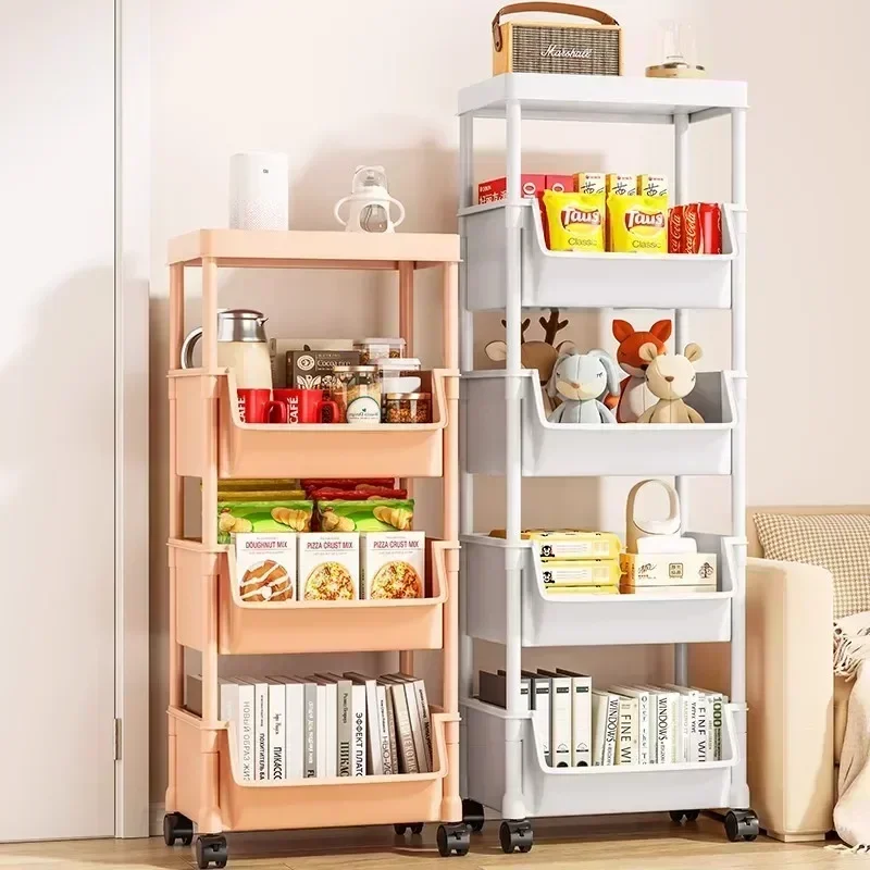 Carro de almacenamiento de cocina, estantería, armario de almacenamiento con hendidura, baño, sala de estar, estante organizador para el hogar, esquina de cocina estrecha