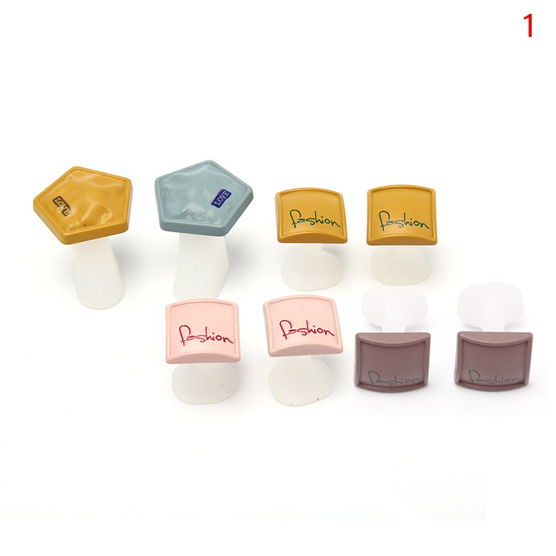 8 Stuks Nail Art Teen Separator Bloem Parel Diamanten Siliconen Voet Tenen Afscheiders Silicagel Vinger Teenspreiders: Light Grey