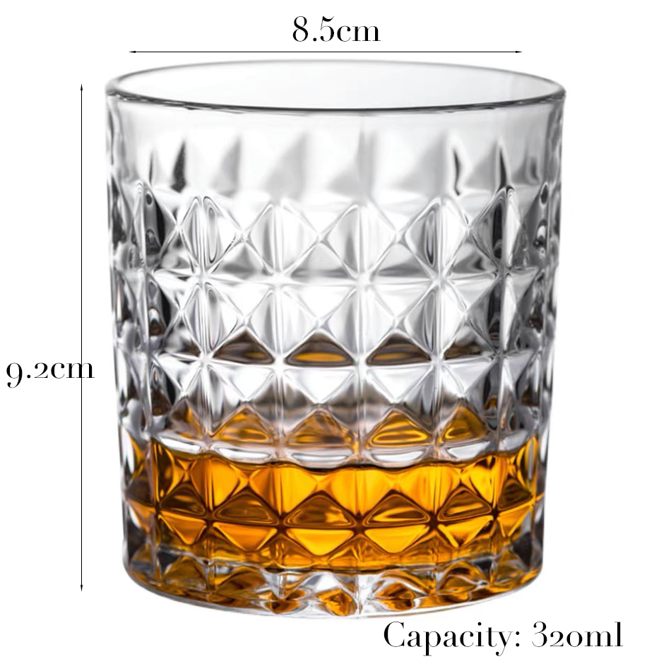 Vasos de whisky de 1 Uds., vasos de rocas antiguas, cristalería para cóctel escocés, Bourbon, Gin, Voldka, Brandy: Gris oscuro