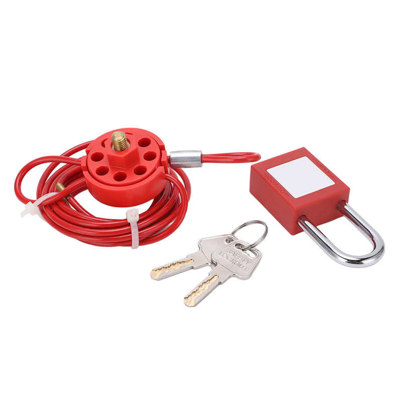 Cable Lock Stainless Steel Safety Cable Lock for Factory for Industry for Home