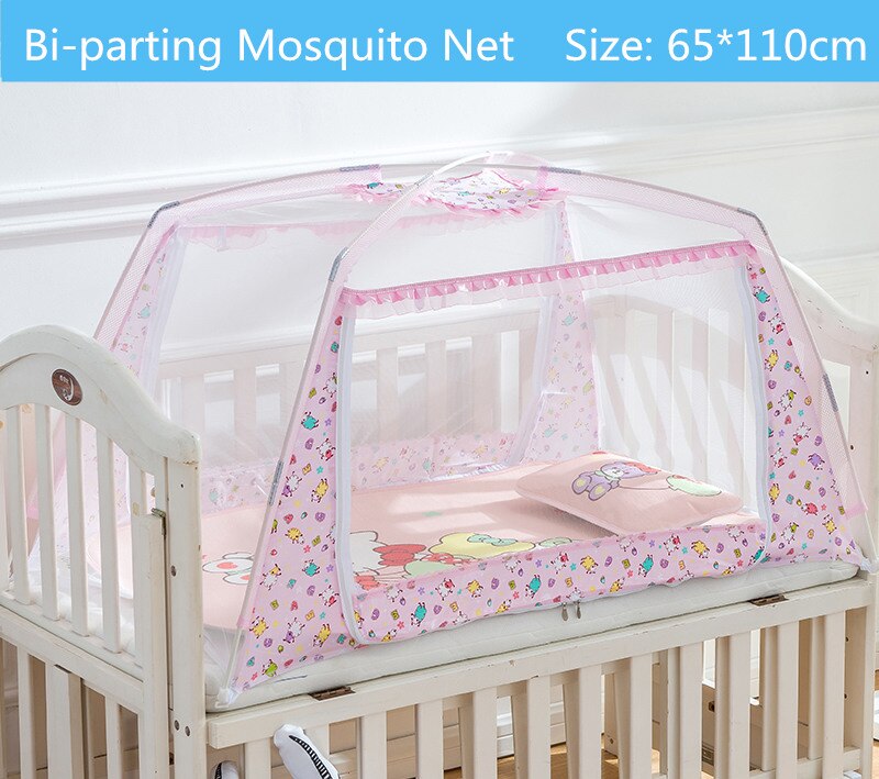 Moustiquaire Portable | Lit de bébé pliable, dessin animé, soutien-bas, tentes de berceau, moustiquaires pour enfants de moins de 10 ans: fuyangfen 65x110cm