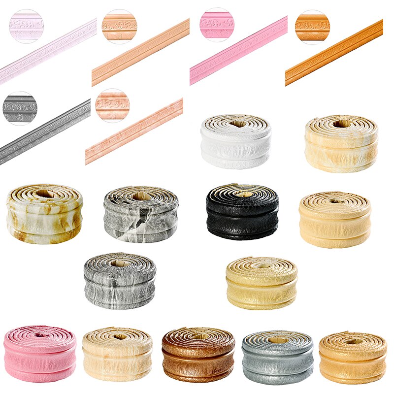 Sealing Strip Bathroom Shower Sink Bath Caulk Tape White PVC Self Adhesive Waterproof Wall Sticker For Bathroom Kitchen