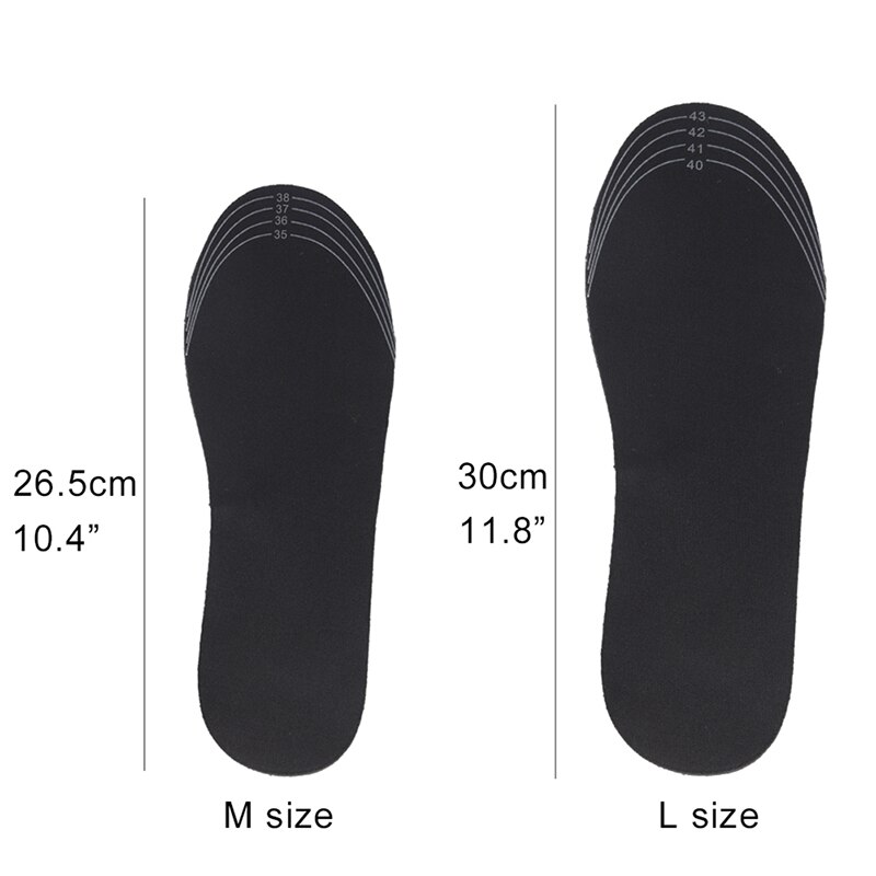 Chauffe-batterie électrique Rechargeable chauffe-chaussures USB semelles chauffantes hiver garder au semelle intérieure électriquement thermique