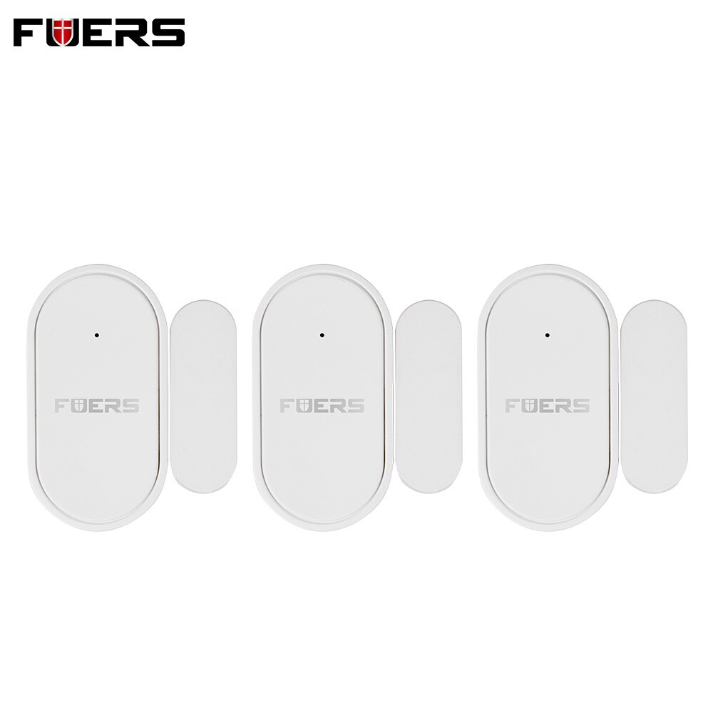 Fuers 433mhz Wireless Alarm Door Sensor Mini Door Sensor Open Close Detector Magnetic Switch For G95 G34 G60 Alarm System: green
