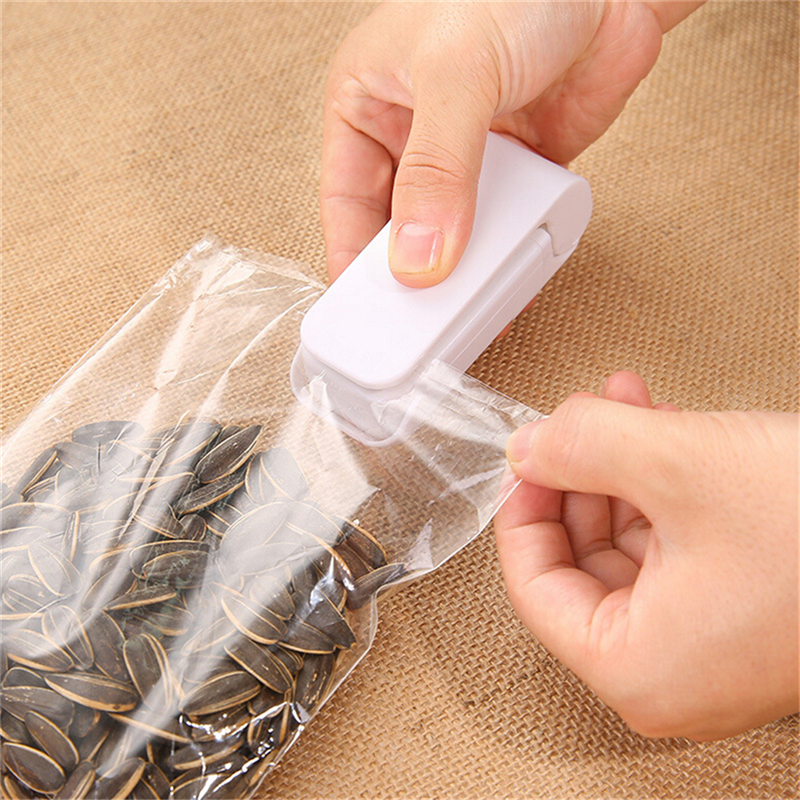 Magic sealer plasticpose capper minisealing håndtryk uden batteri maskine sealer food saver god