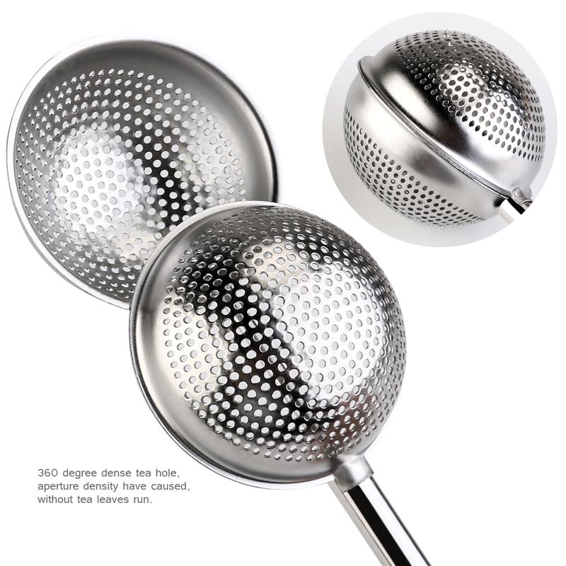 1PCS Stainless tea infuser Loose Leaf Tea Locking Teaspoon Infuser Ball Filter Tea strainer Kirchen Tools Tea Set