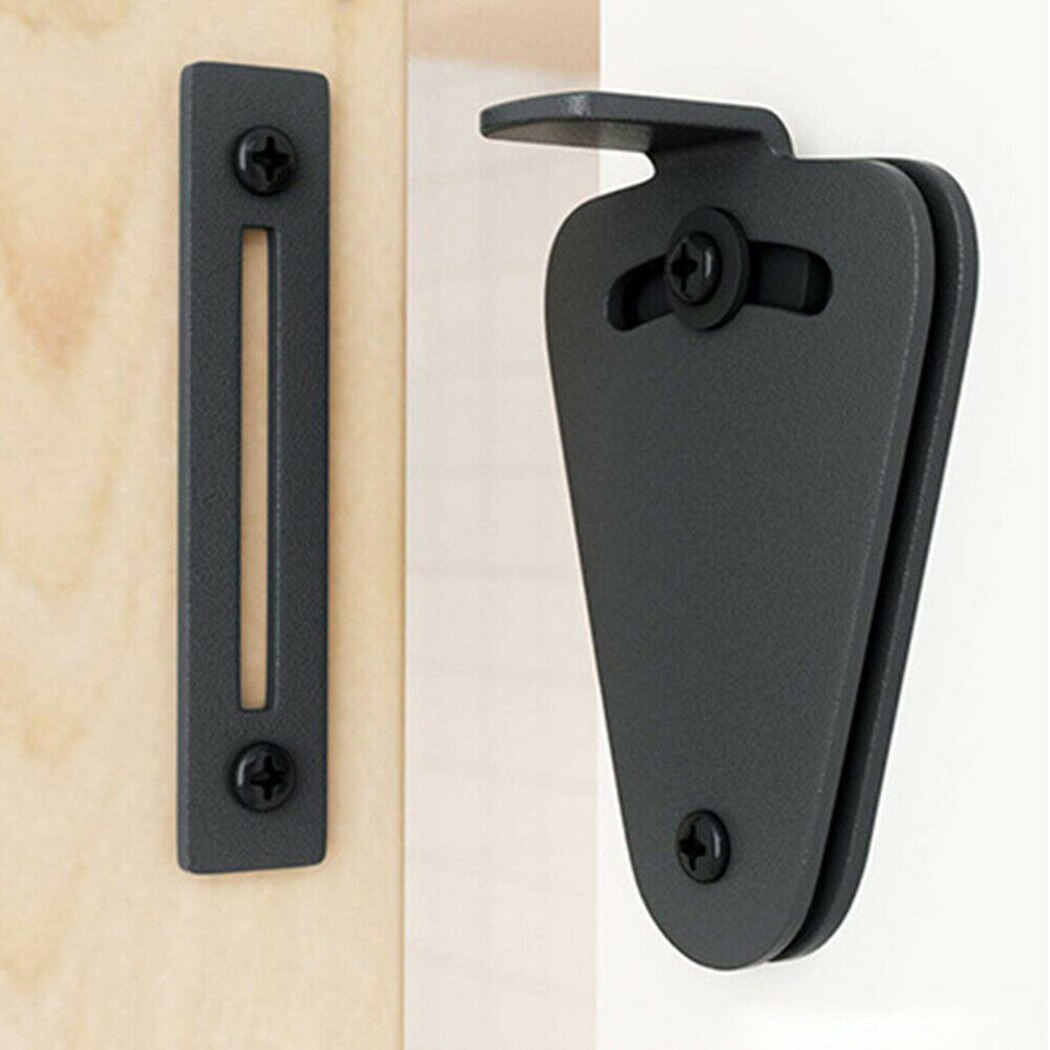 Practical Black Lock For Sliding Wood Latch Gate EASY DIY Hardware Kit