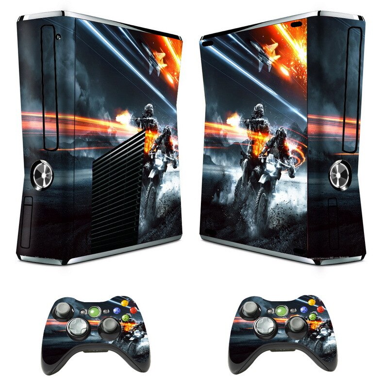 Ku er mei Xbox 360 Slim Console di Gioco Full Body Protettiva Film di Coppa Del Mondo di Gioco del Calcio di Adesivi Colorati: PT XBOX SLIM 137