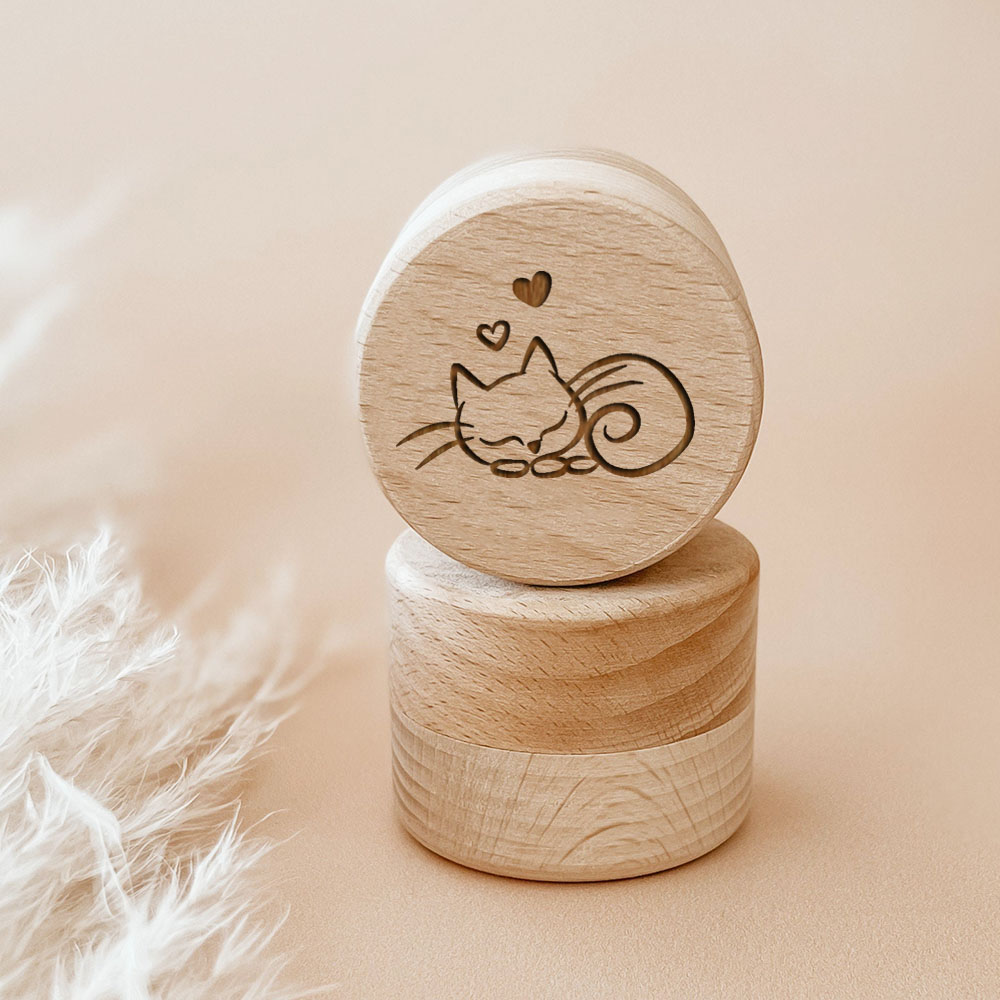 Gepersonaliseerde Gegraveerde Houten Tand Opbergdoos Custom Naam Gedenkteken Doos Huisdier Hond Kat Bont Keepsake Box Verlies Van Huisdier Gedenkteken: Army Green