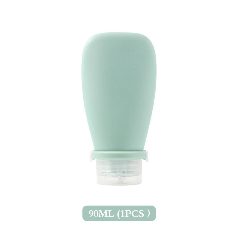 30/60/90ml Silicone Travel Bottles Leak Proof Squeezable Refillable Containers Cosmetic Tube for Lotion Soap Liquids Bottling: VIOLET/紫罗兰