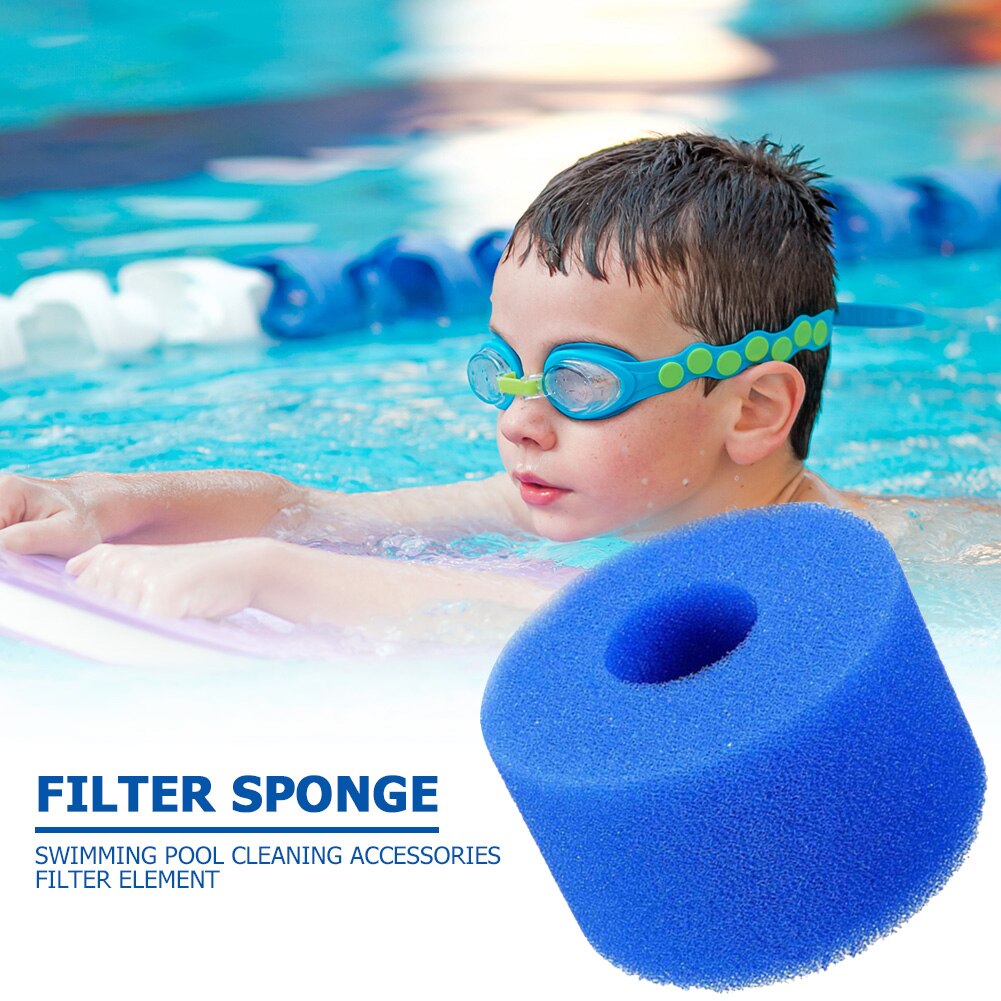 3/5Pc Zwembad Filter Foam Herbruikbare Wasbare Filter Spons, Geschikt Voor Zwembad Filter Spons Doos