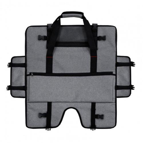 Screen Carrying Case Convenient Practical Strong Buckle Monitor Carrying Bag Fabric Monitor Carrying Bag: Grey