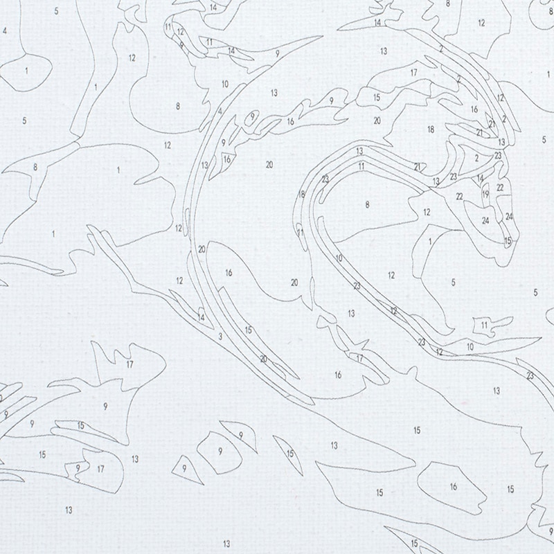 Landscape Town Drawing By Number 40x50cm Paints Acrylics Canvas Painting Numbers Walls Pictures For Living Room Decor One Piece