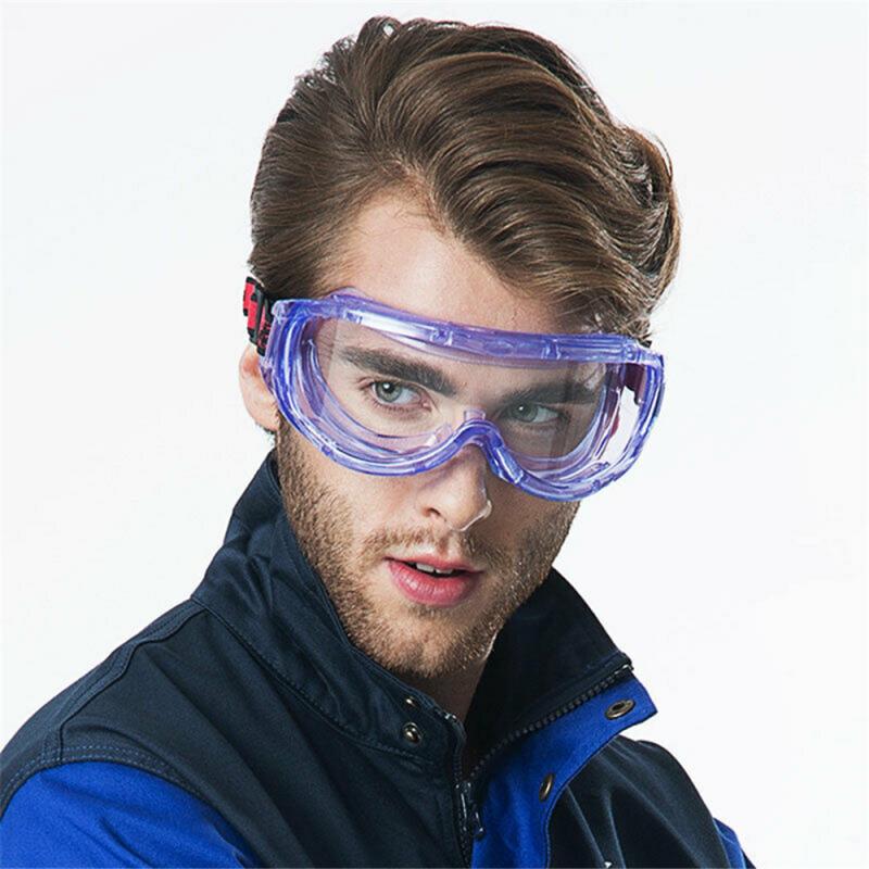 Unisex Safety Goggles Eye Protection Glasses Clear Anti-Fog Lens Work Protective Eye Protection Goggles Riding Eyewear Goggles