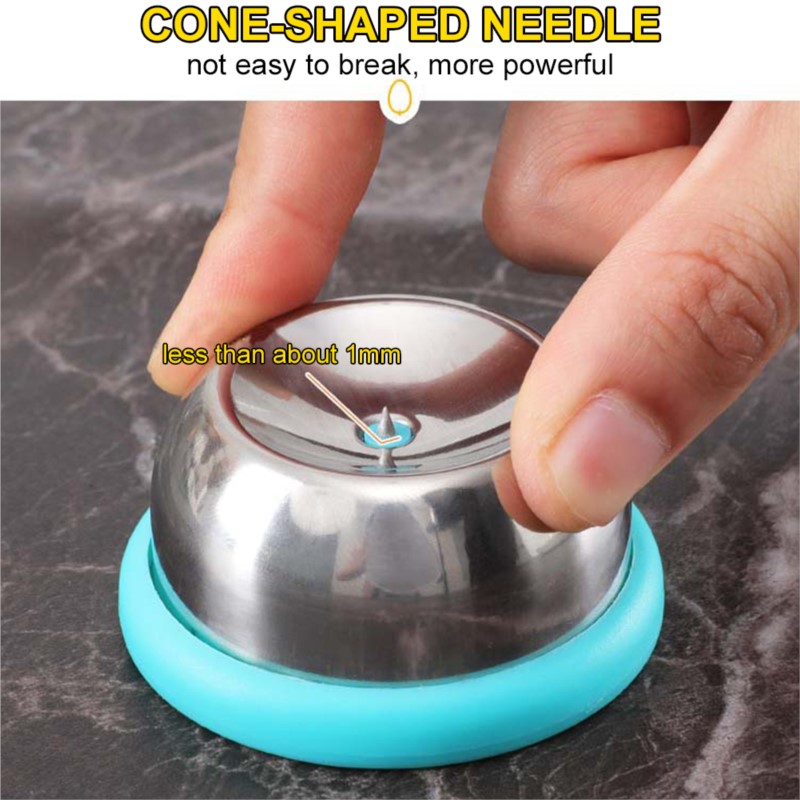 Ei Piercer voor Gekookte Eieren Perforator Prickers Separator Rvs Naald Ei Separator Piercing Tool Keuken Gadgets