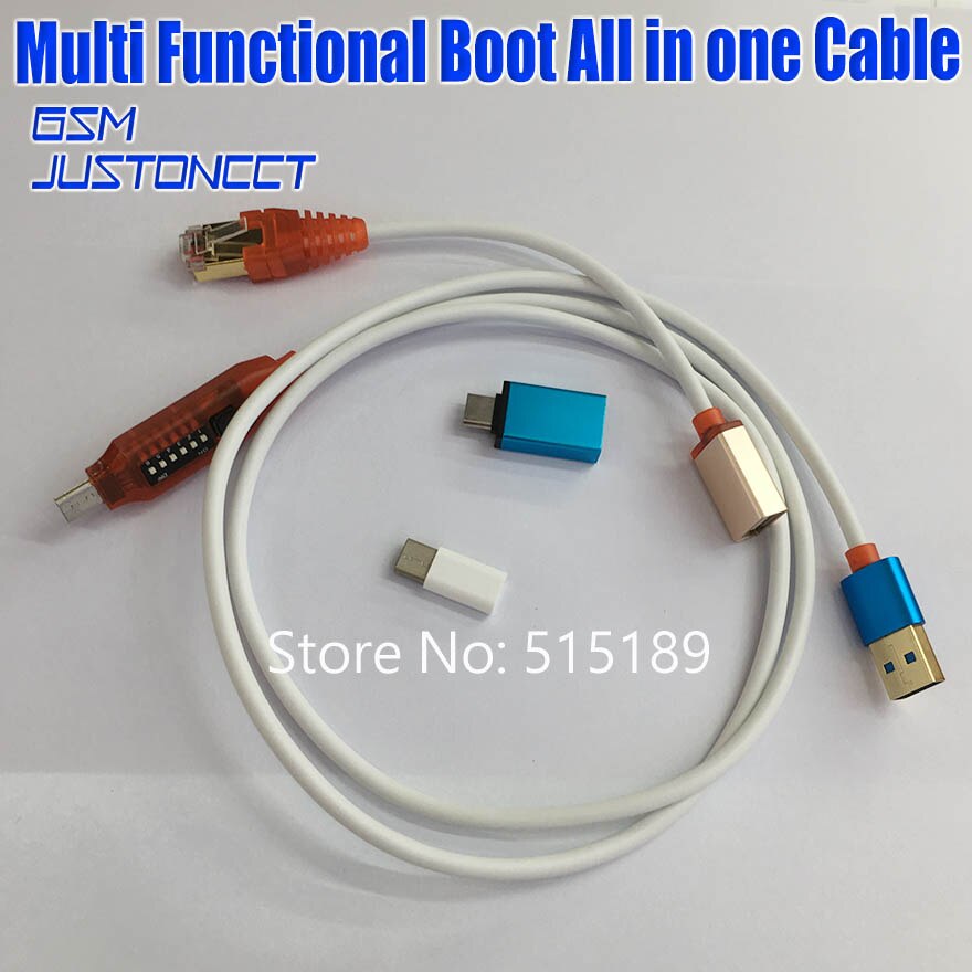 Multi funzione di Avvio Tutto in un unico Cavo (COMMUTAZIONE facile) micro USB RJ45 tutto in uno Multi funzione Cavo di Avvio edl cavo